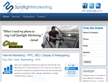 Tablet Screenshot of joinspotlight.com